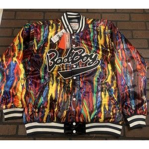 BAD BOY BIGGIE SMALLS Headgear Classics Streetwear Jacket~Never Worn~ M L XL 2XL